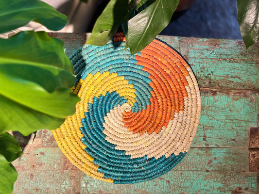 Date Palm Mat Swirl