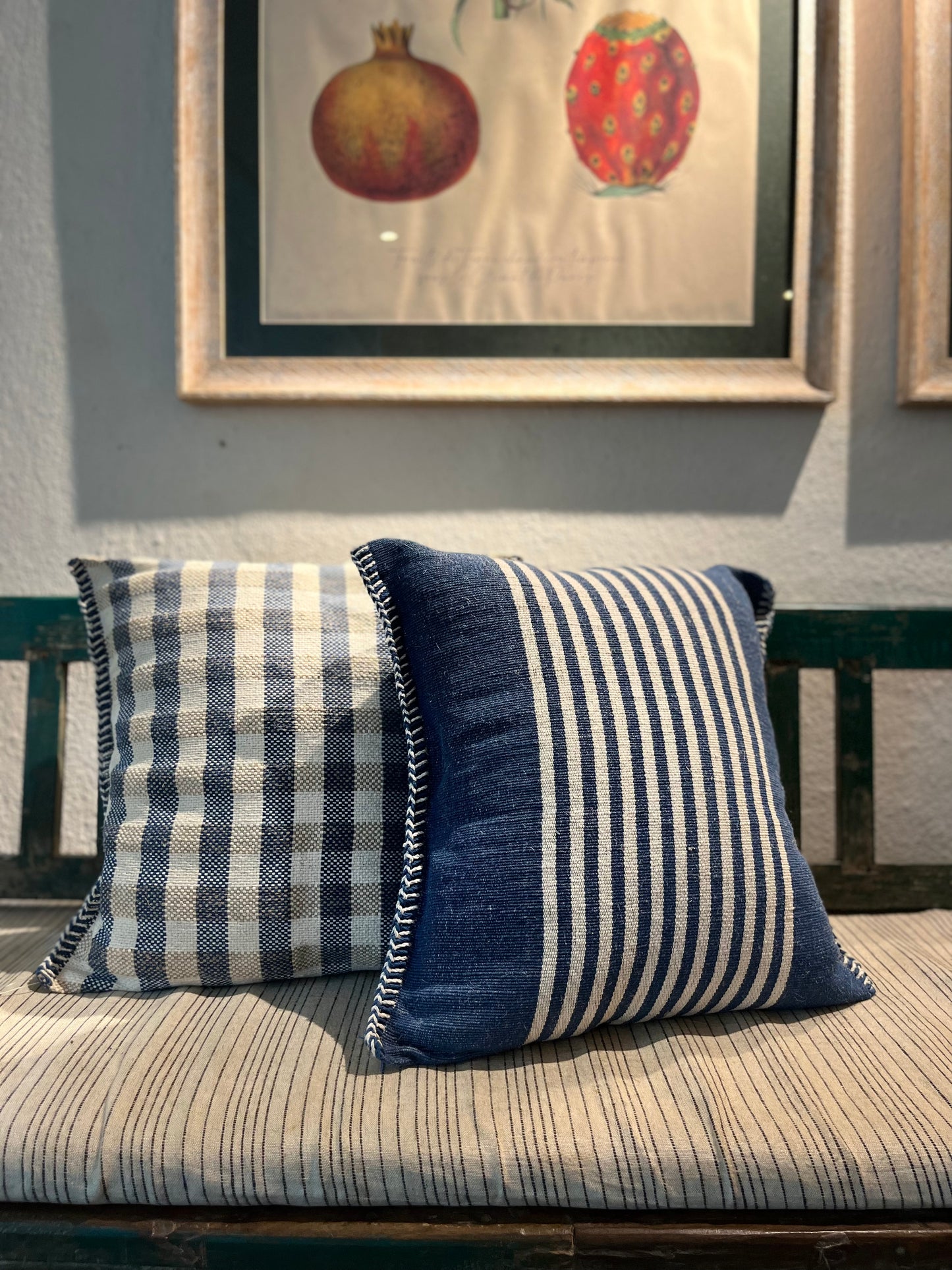 Corde Cushion Cover Striped